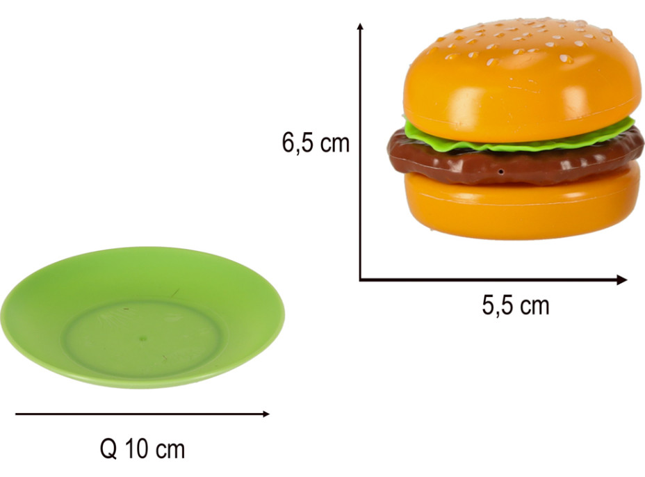 Potraviny ke krájení - zelenina, ovoce, pizza - 36 prvků