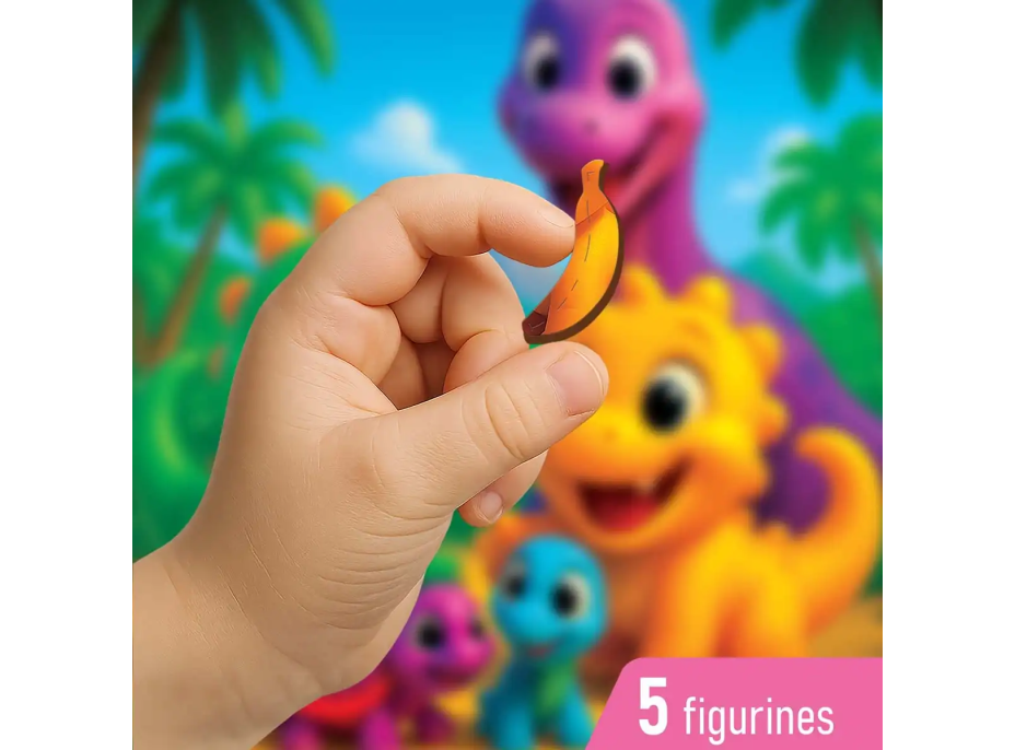 WOODEN CITY Dřevěné puzzle Dinosauři 20 dílků