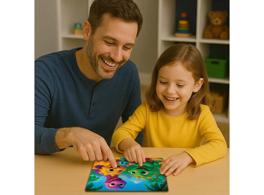 WOODEN CITY Dřevěné puzzle Dinosauři 20 dílků