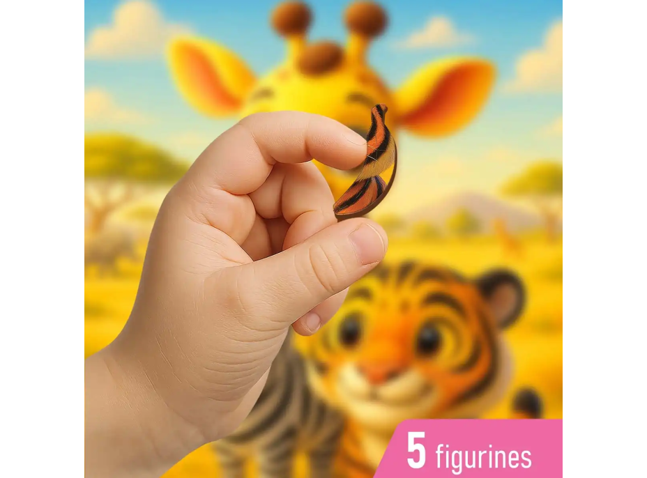 WOODEN CITY Dřevěné puzzle Přátelé 20 dílků