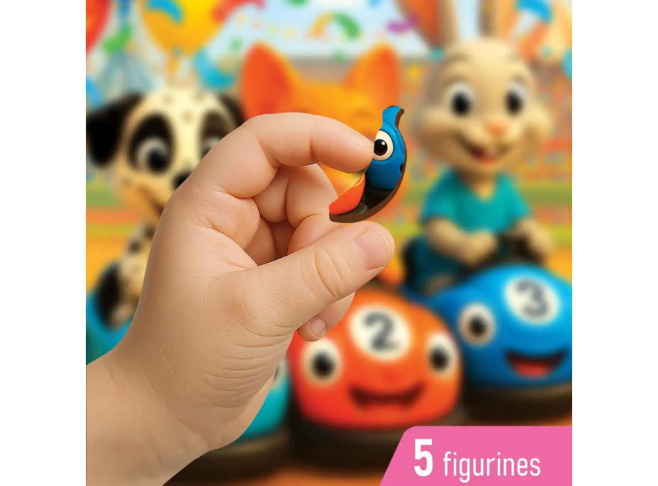 WOODEN CITY Dřevěné puzzle Šťastný závod 20 dílků