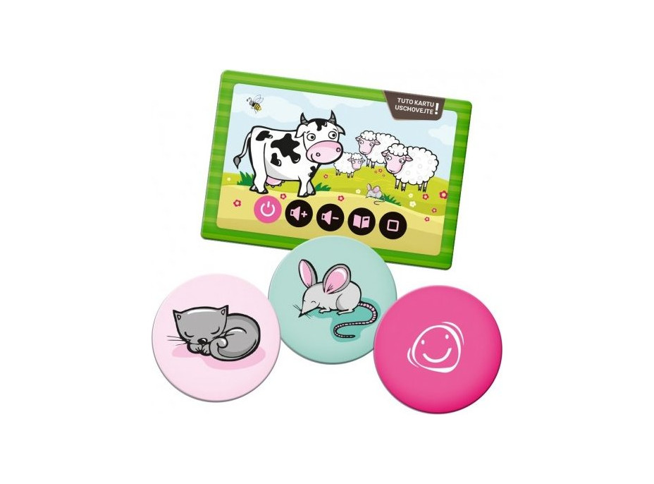 ALBI Kouzelné čtení Hra: Pexeso Veselá zvířátka
