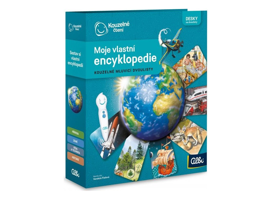 ALBI Kouzelné čtení Kouzelné desky na dvoulisty: Moje vlastní encyklopedie