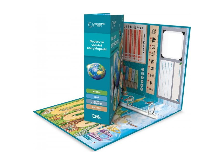 ALBI Kouzelné čtení Kouzelné desky na dvoulisty: Moje vlastní encyklopedie
