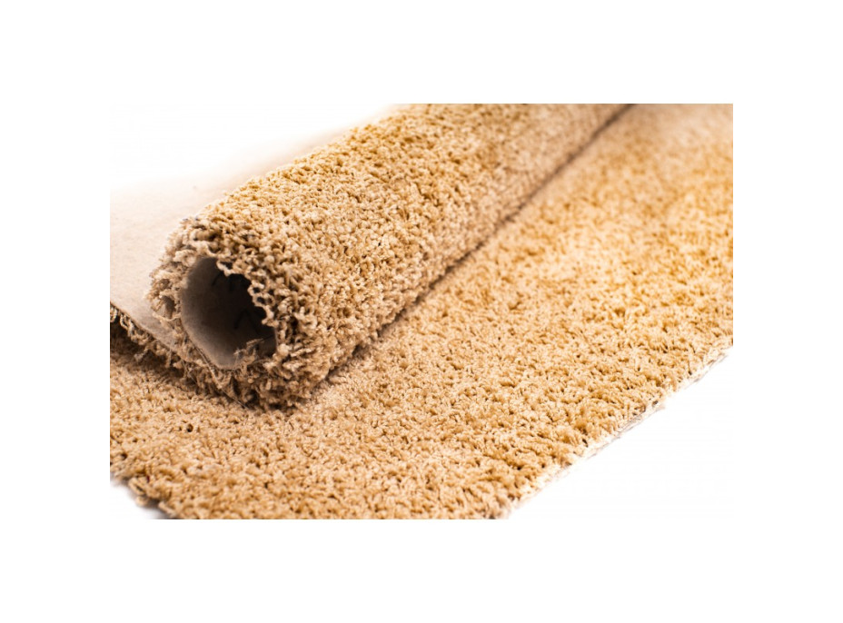 Kusový koberec SHAGGY WIKI – béžový, 150x200 cm
