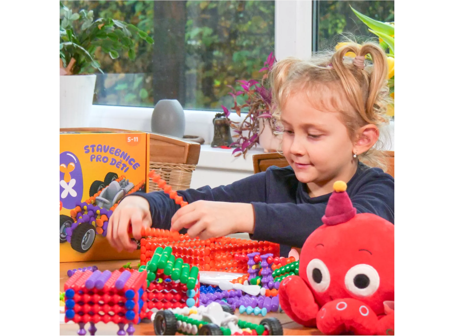 ALBI Kvído Stavebnice Playstix s klipy Deluxe