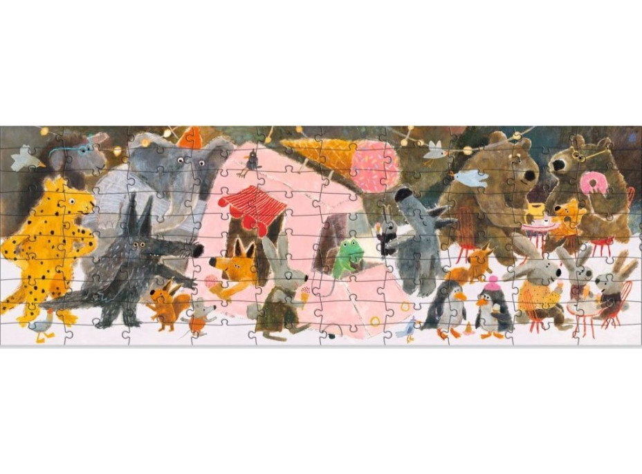 DJECO Panoramatické puzzle Park 100 dílků