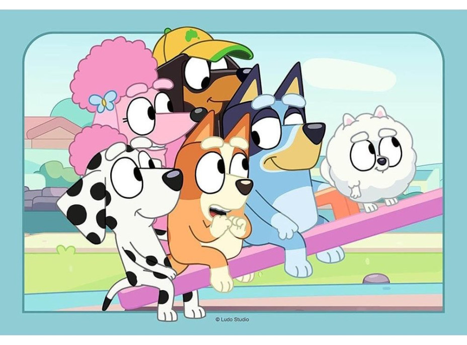 RAVENSBURGER Puzzle Bluey 2x12 dílků