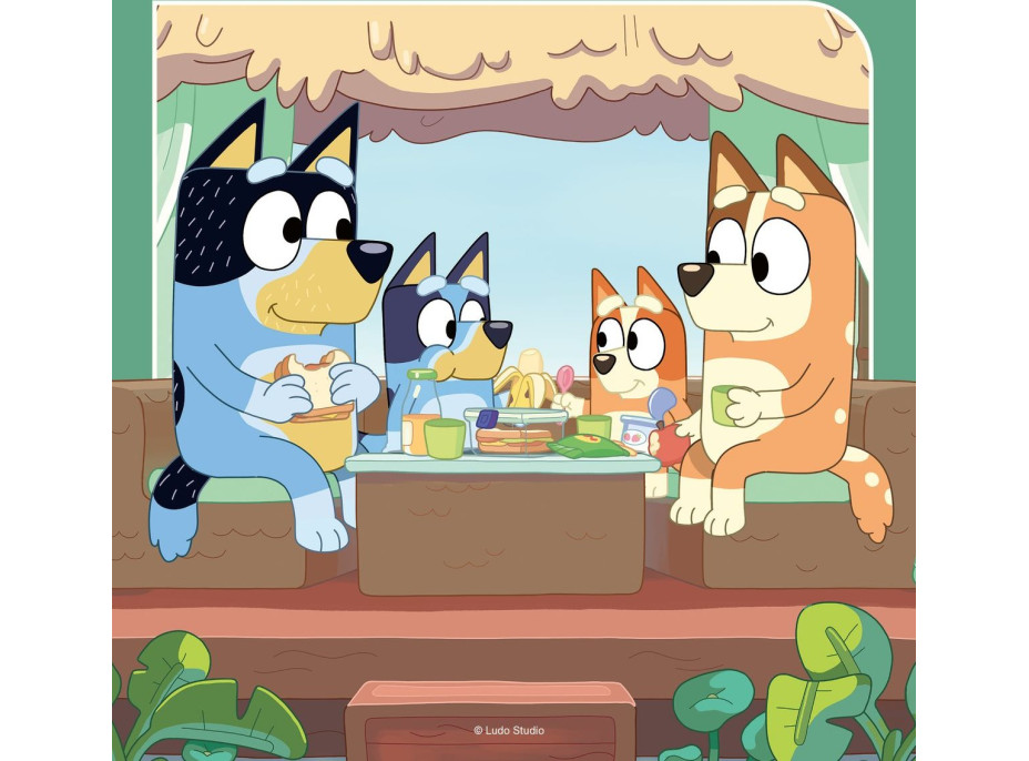 RAVENSBURGER Puzzle Bluey 3x49 dílků