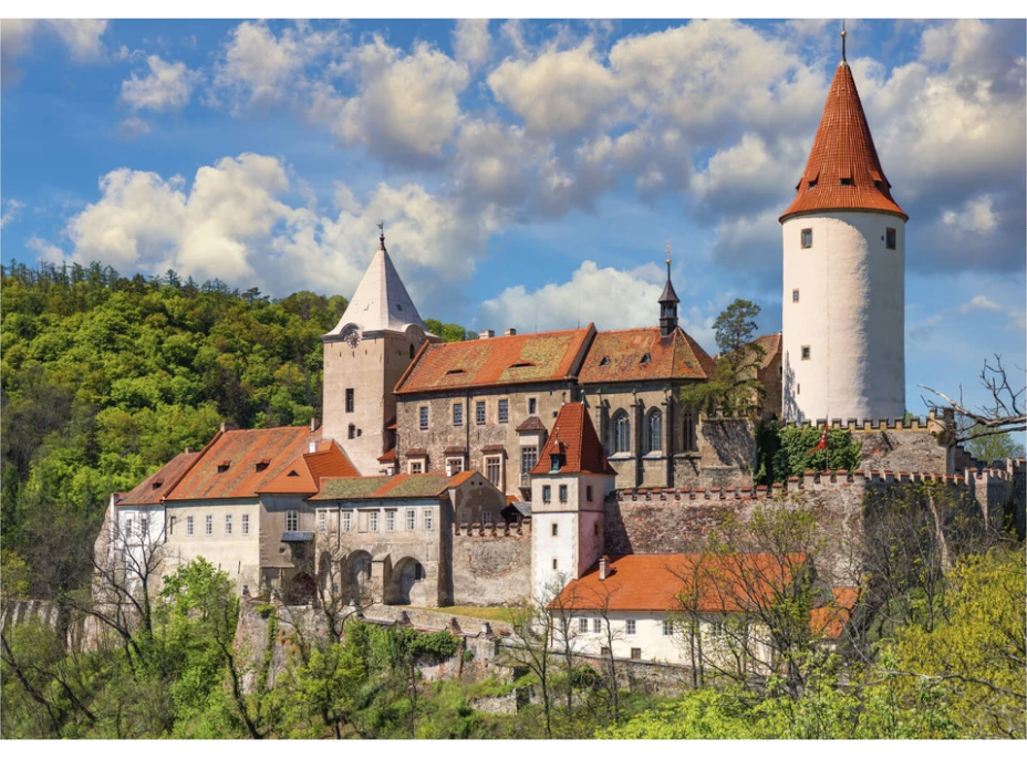 DINO Puzzle Hrad Křivoklát 100 XL dílků