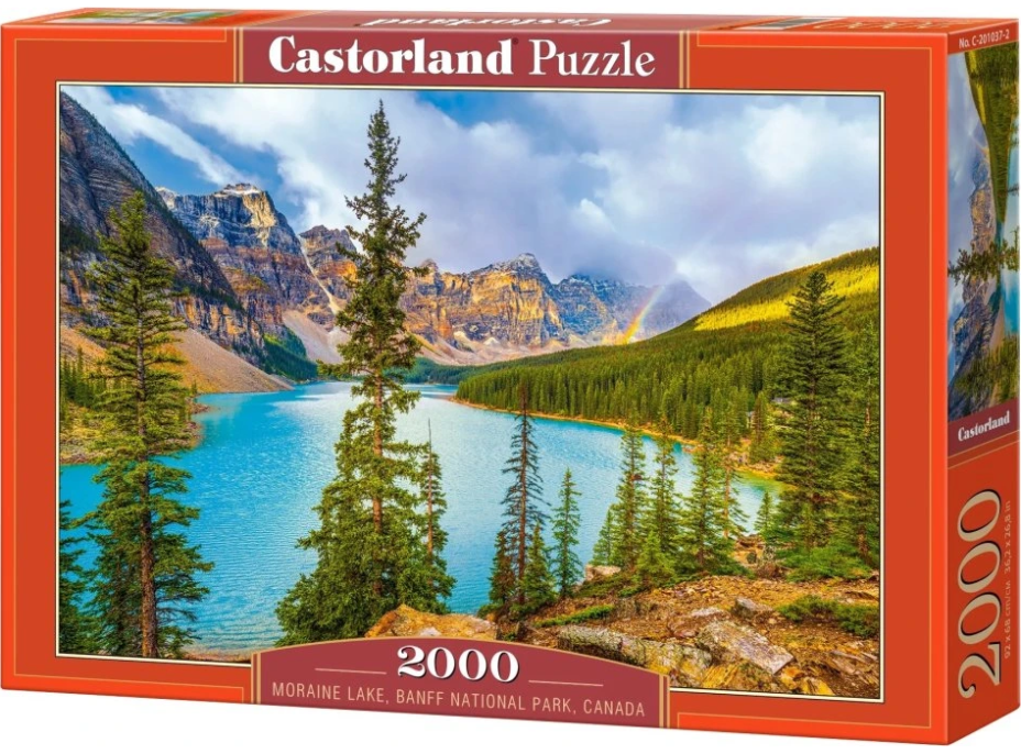 CASTORLAND Puzzle Jezero Moraine Lake, Canada 2000 dílků