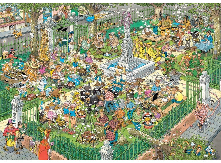 JUMBO Puzzle JvH BBQ party 1000 dílků