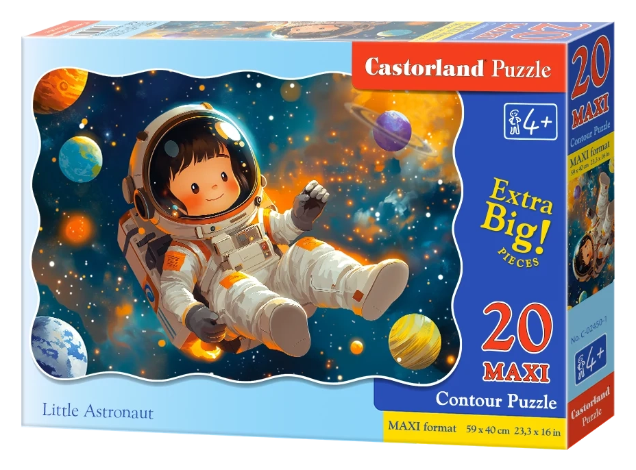 CASTORLAND Puzzle Malý astronaut MAXI 20 dílků