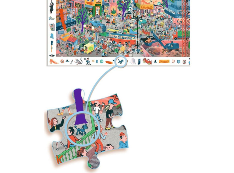 DJECO Puzzle Observation: Město 200 dílků