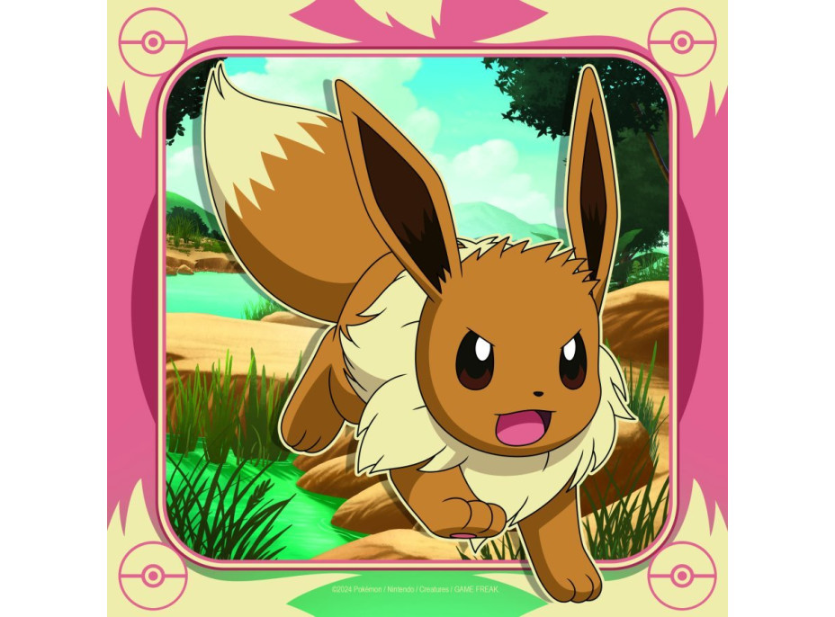 RAVENSBURGER Puzzle Pokémon 3x49 dílků