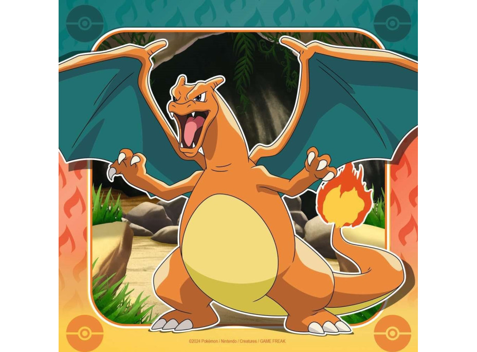 RAVENSBURGER Puzzle Pokémon 3x49 dílků