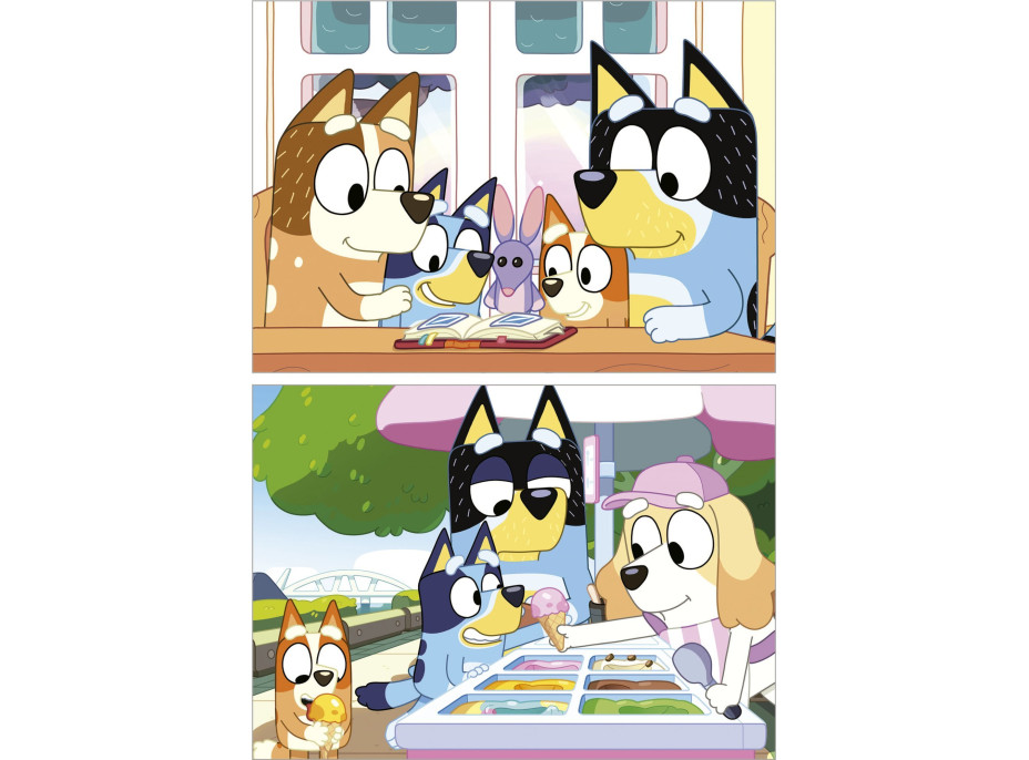 EDUCA Puzzle v kufříku Bluey 2v1 (48 dílků)