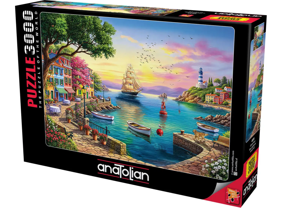 ANATOLIAN Puzzle Modrý maják 3000 dílků