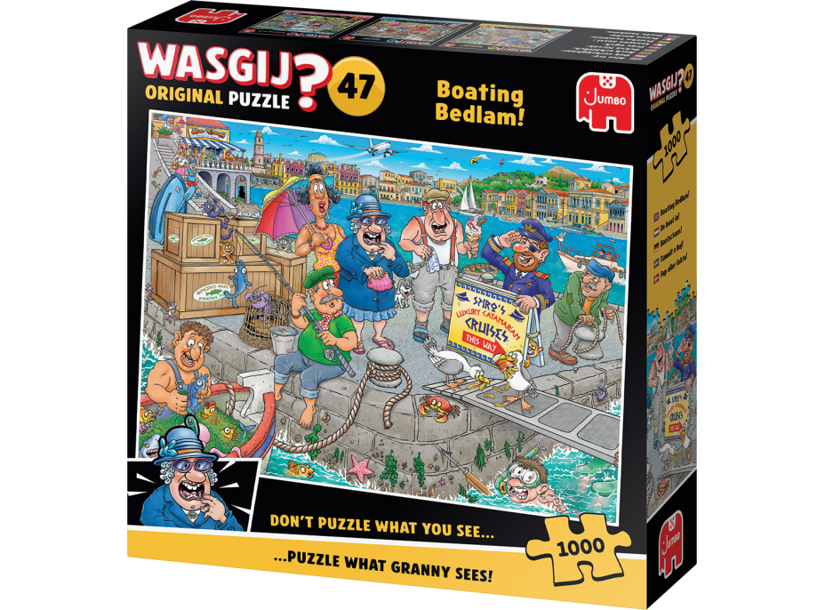 JUMBO Puzzle WASGIJ 47: Lodní chaos 1000 dílků