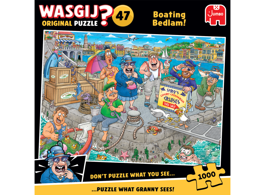 JUMBO Puzzle WASGIJ 47: Lodní chaos 1000 dílků