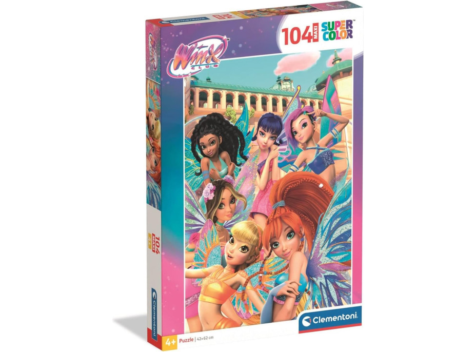 CLEMENTONI Puzzle Winx MAXI 104 dílků