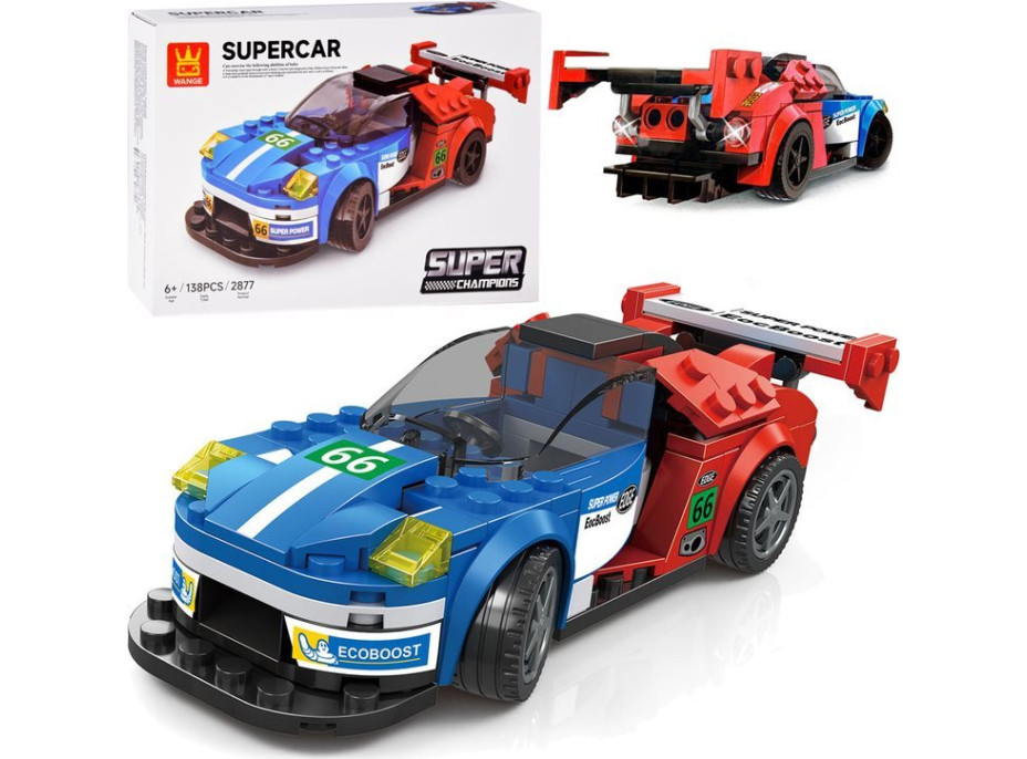 JOKOMISIADA Stavebnice Sportovní auto 138 dílků