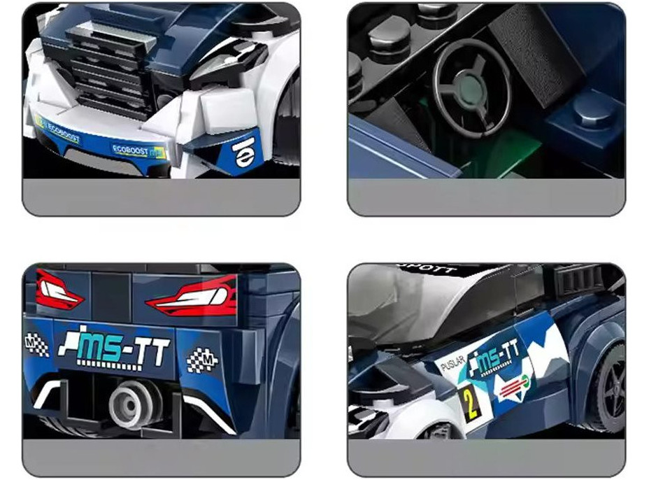 JOKOMISIADA Stavebnice Sportovní auto 164 dílků