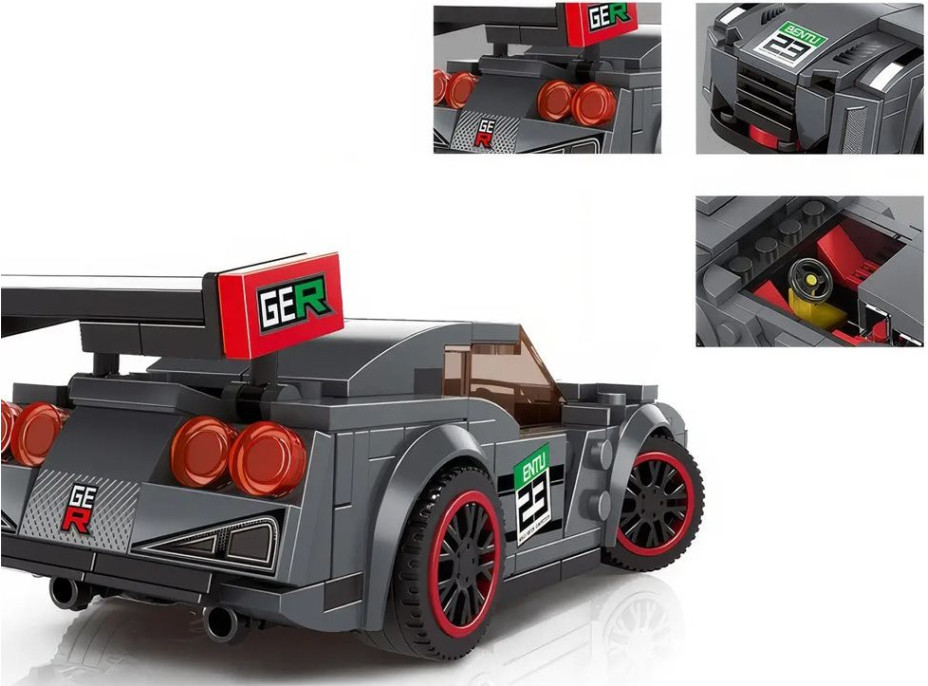 JOKOMISIADA Stavebnice Sportovní auto 166 dílků