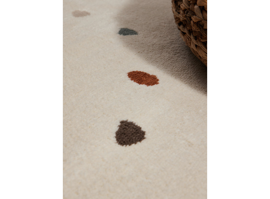 Dětský koberec Adventures 106210 Cream Multicolor kruh