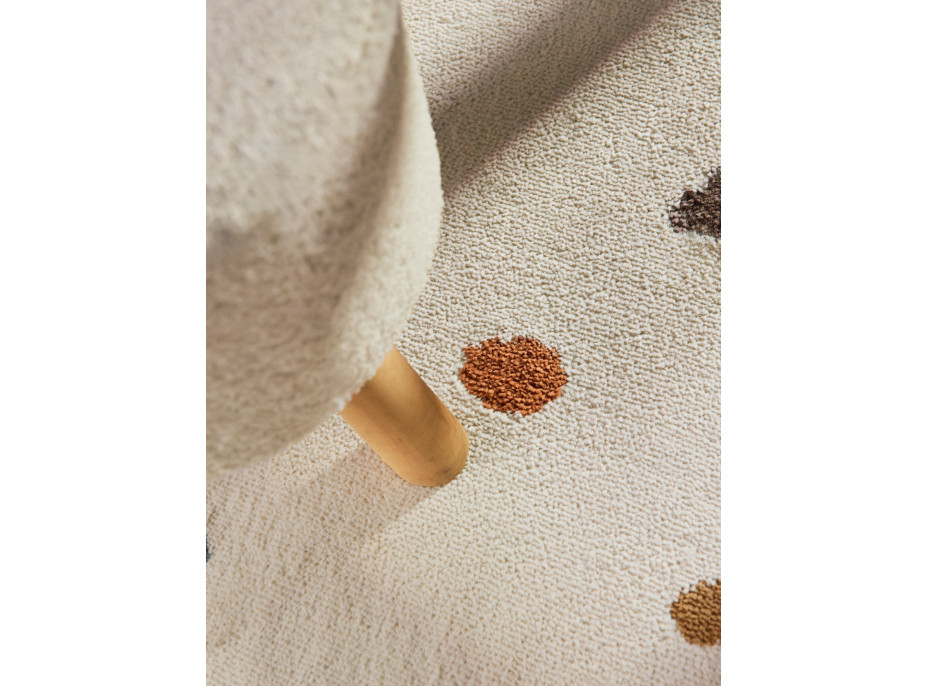 Dětský koberec Adventures 106210 Cream Multicolor kruh