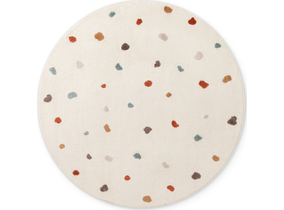 Dětský koberec Adventures 106210 Cream Multicolor kruh