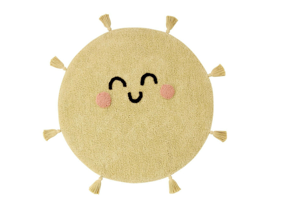 Dětský kusový koberec You're My Sunshine kruh