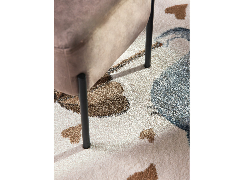 Dětský kusový koberec Villeroy & Boch Boho Kids 106303 Cream Multicolor kruh