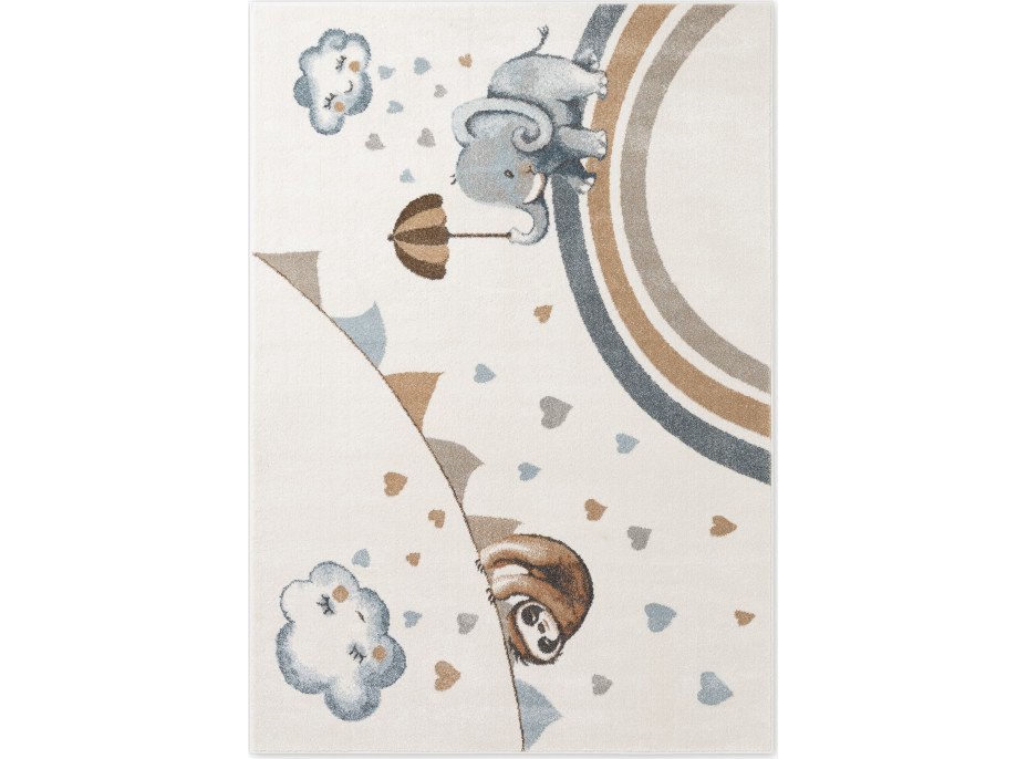 Dětský kusový koberec Villeroy & Boch Boho Kids 106306 Cream Multicolor