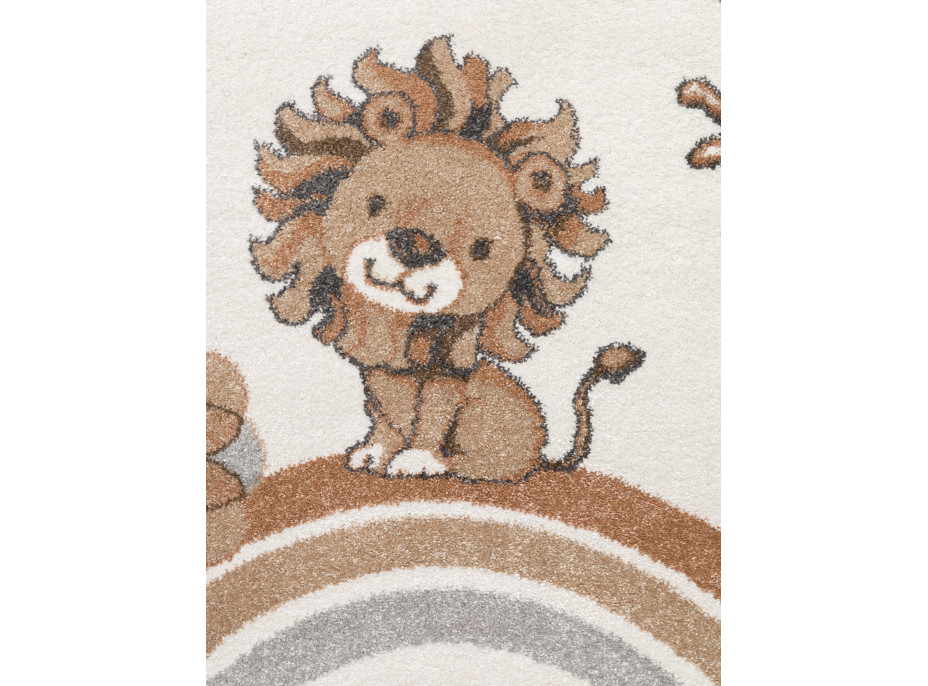 Dětský kusový koberec Villeroy & Boch Boho Kids 106307 Cream Multicolor kruh