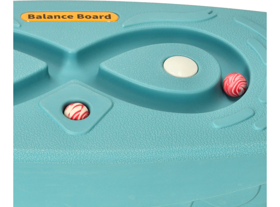 Balanční deska s kuličkovým labyrintem - tyrkysová