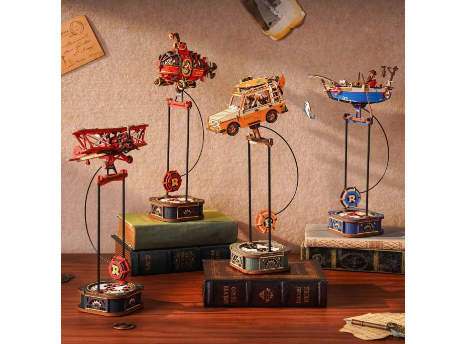 RoboTime 3D mechanická skládačka Road Tripper s kyvadlem