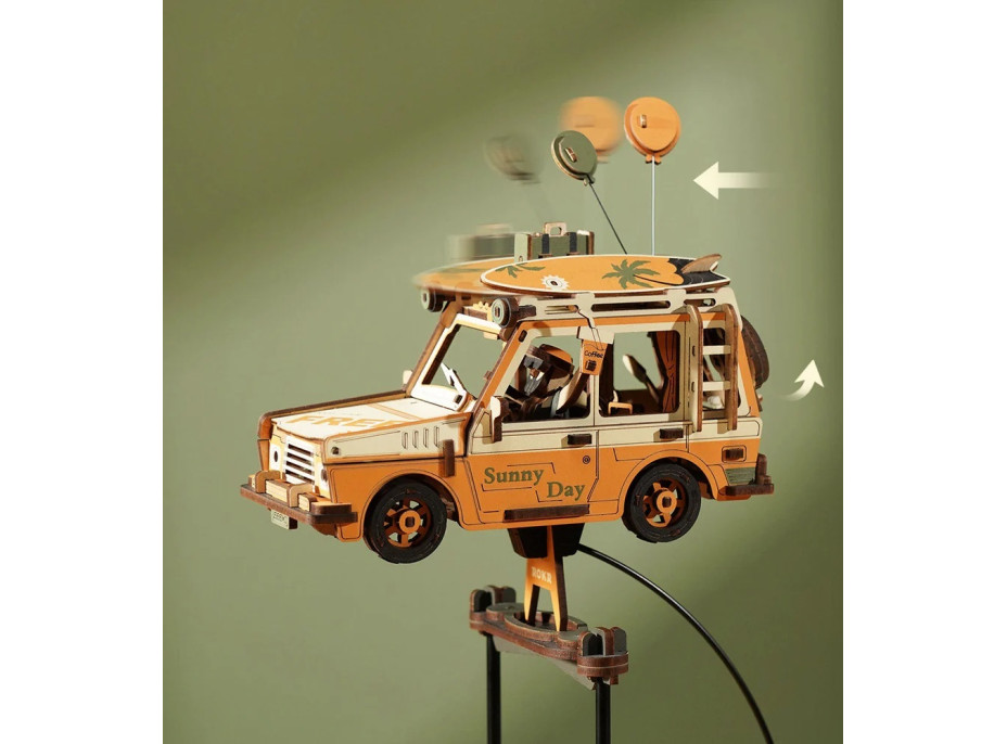 RoboTime 3D mechanická skládačka Road Tripper s kyvadlem