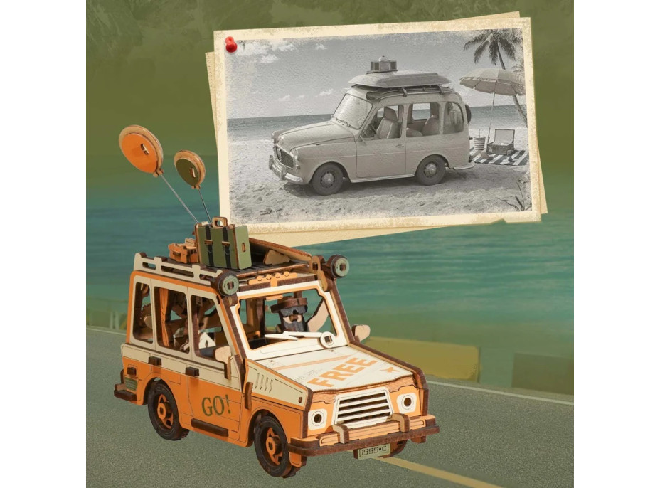 RoboTime 3D mechanická skládačka Road Tripper s kyvadlem