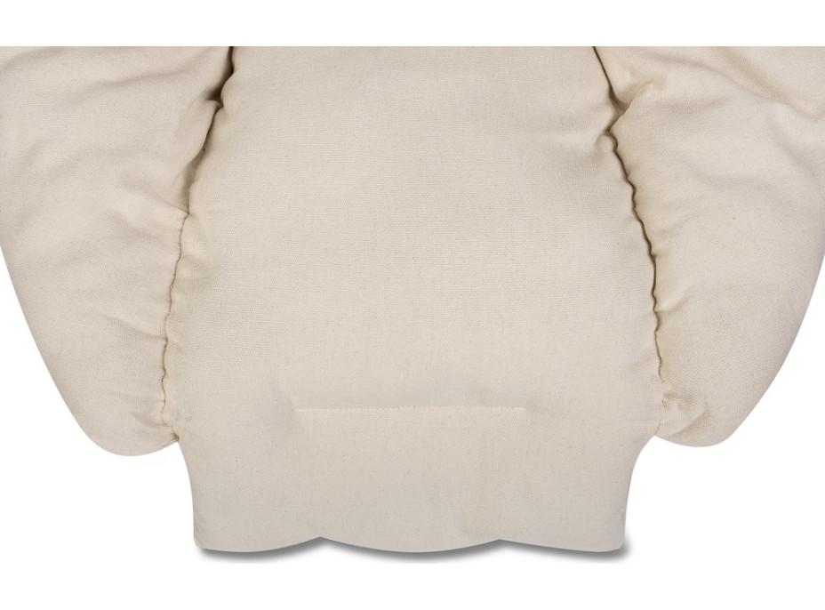 Podsedák LUARO XXL do houpacího křesla - ecru