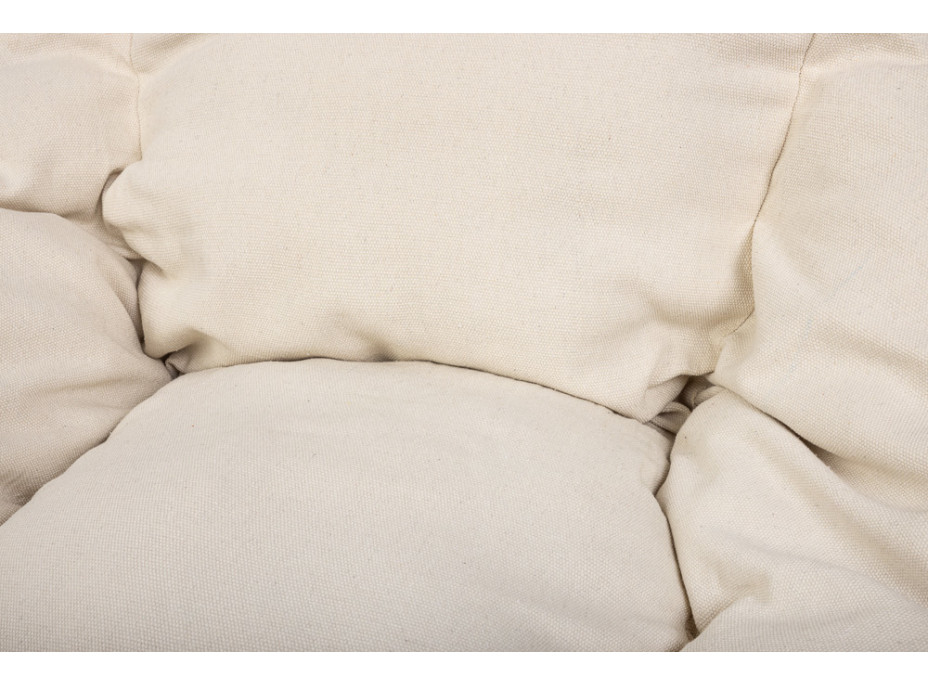 Podsedák LUARO XXL do houpacího křesla - ecru