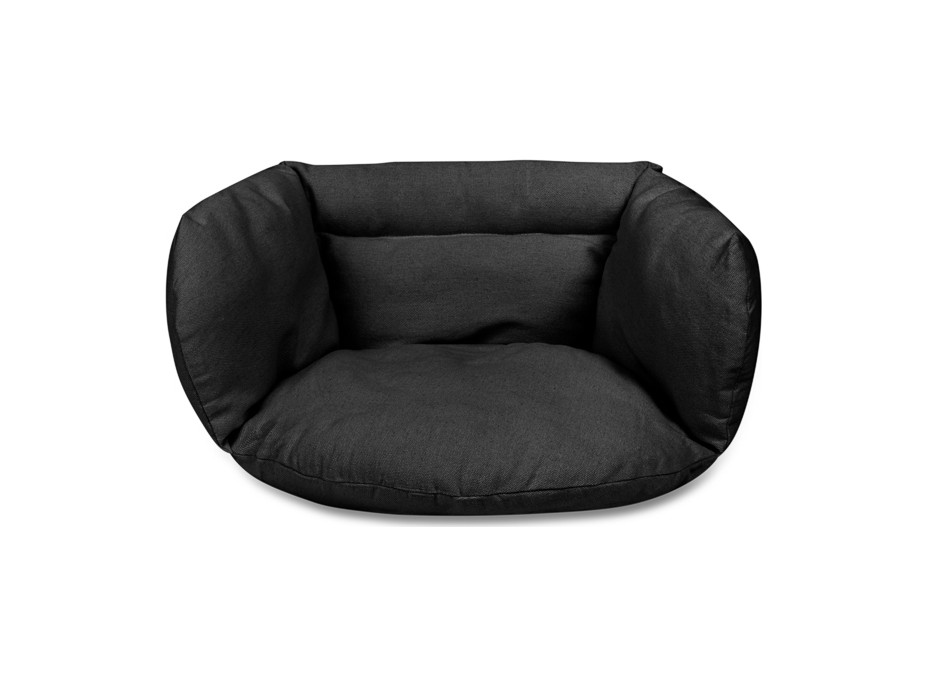 Podsedák LUARO do houpacího křesla - černý