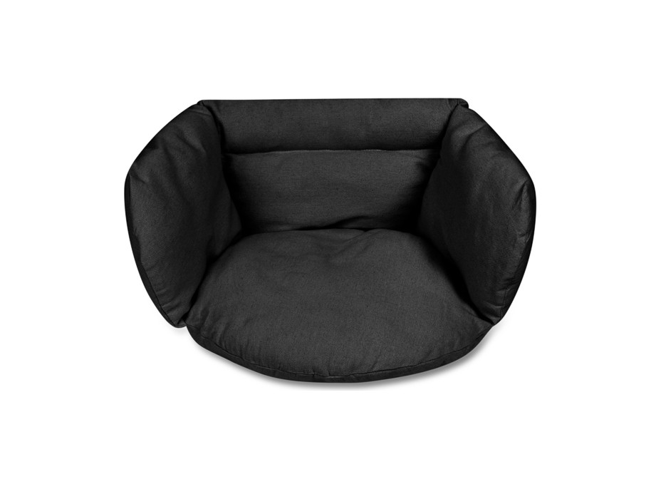 Podsedák LUARO do houpacího křesla - černý