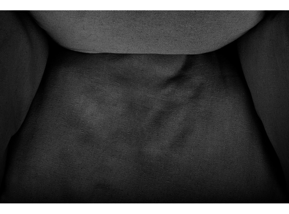 Podsedák LUARO do houpacího křesla - černý