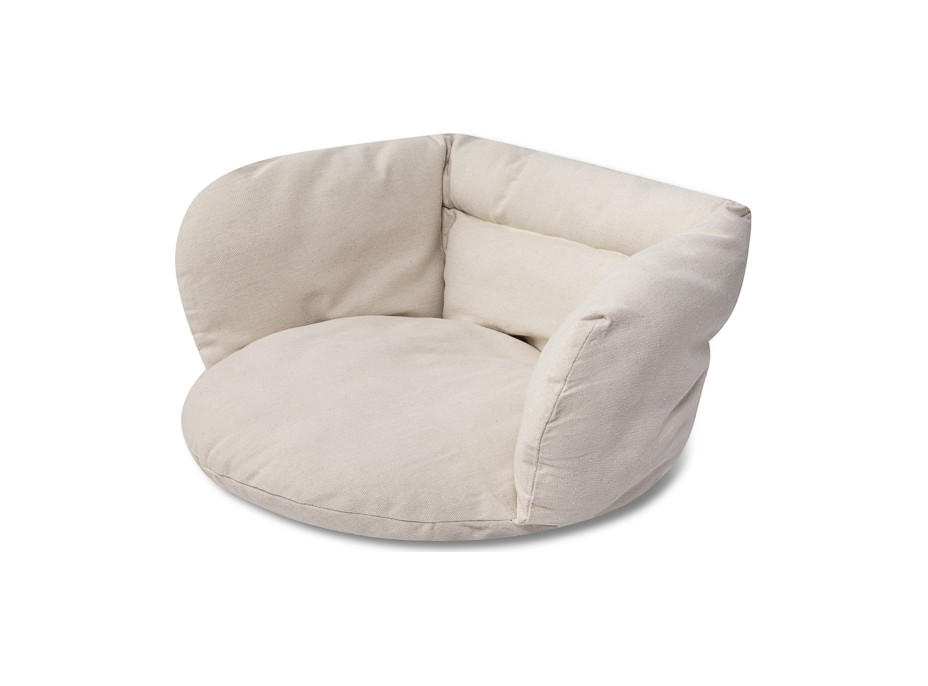 Podsedák LUARO do houpacího křesla - ecru