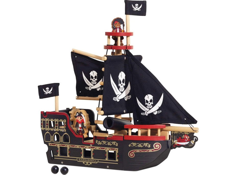 Le Toy Van Pirátská loď Barbarossa