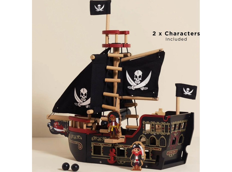 Le Toy Van Pirátská loď Barbarossa