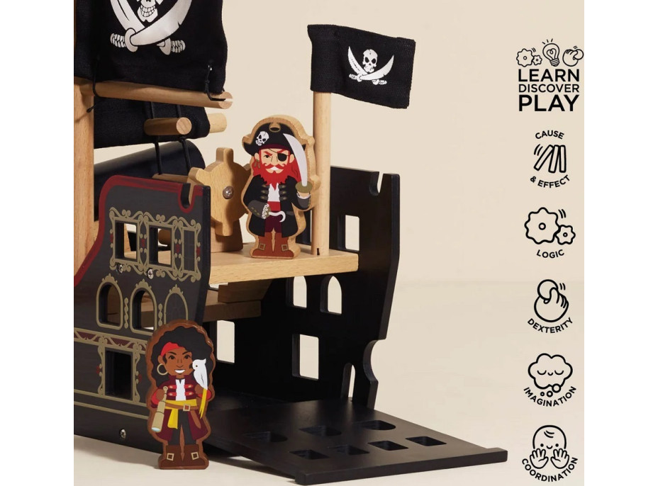 Le Toy Van Pirátská loď Barbarossa