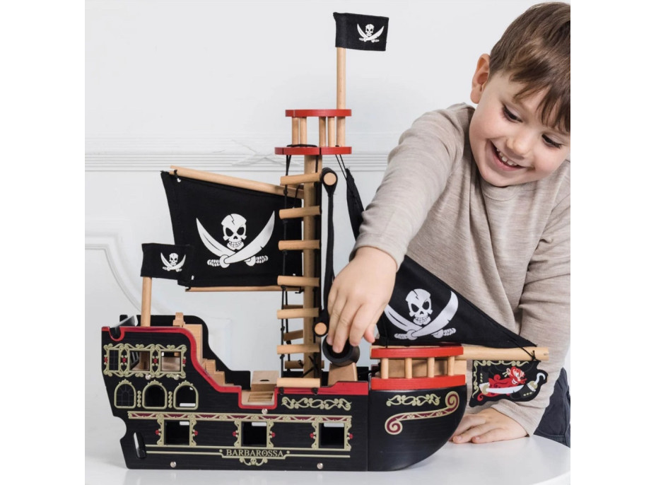 Le Toy Van Pirátská loď Barbarossa