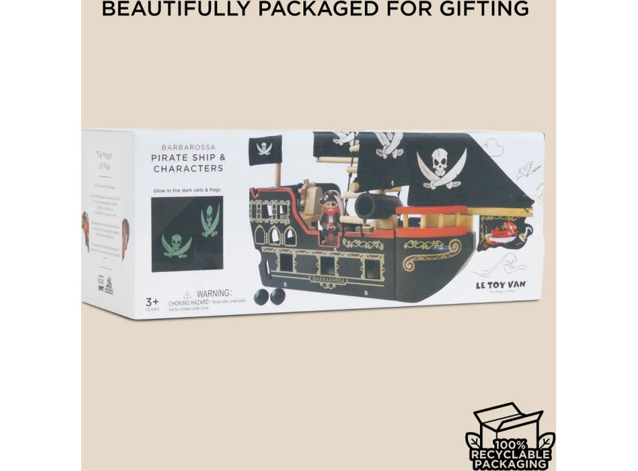 Le Toy Van Pirátská loď Barbarossa